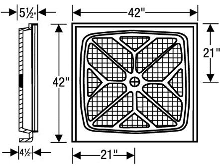 42 by 42 Shower Base