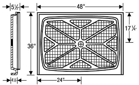 36 by 48 Shower Base