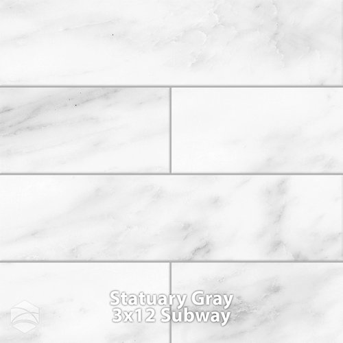 Statuary Gray 3x12 Subway